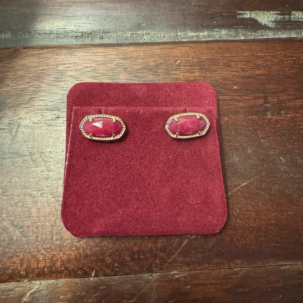 Burgundy Earrings